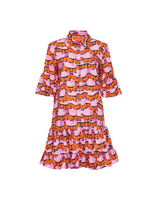 La DoubleJ Choux Dress La DoubleJ Choux Dress Liberace Ciclamino DRE0193COT001LBR0002