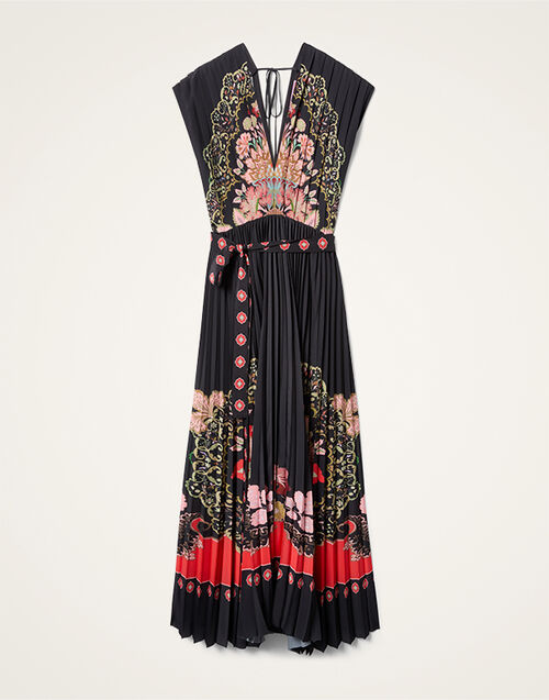 La DoubleJ Accordion Dress Cornucopia Placée Black DRE0991CHF007CRN03BL01