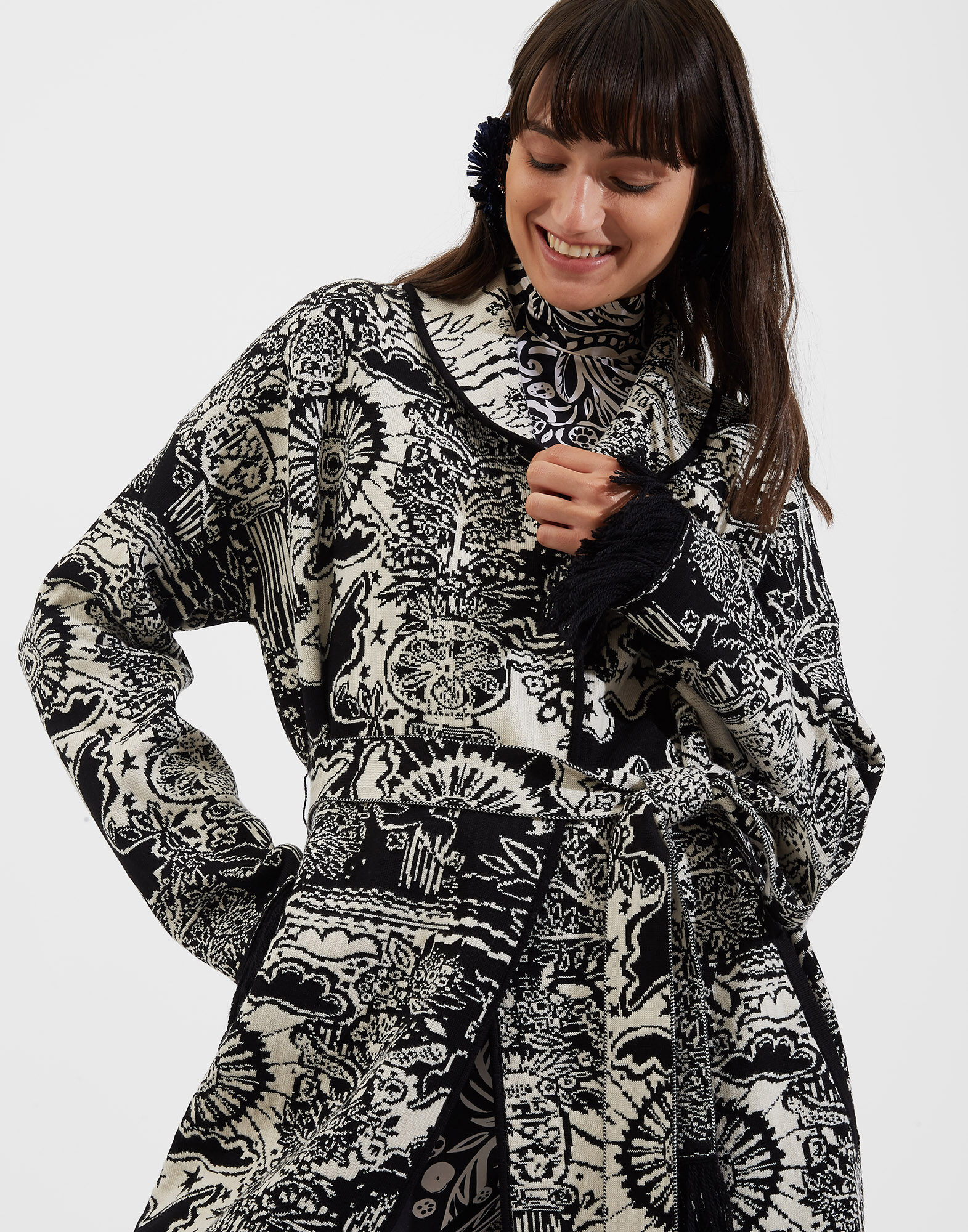 La DoubleJ Boudoir Jacket Ionic Nero JAC0037KNI042VAR0073