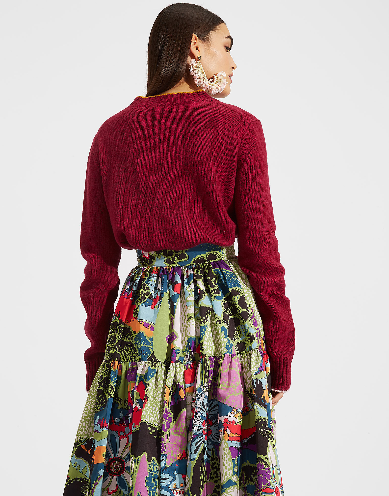 LaDoubleJ Crew Neck Magenta PUL0001KNI001MAG0001