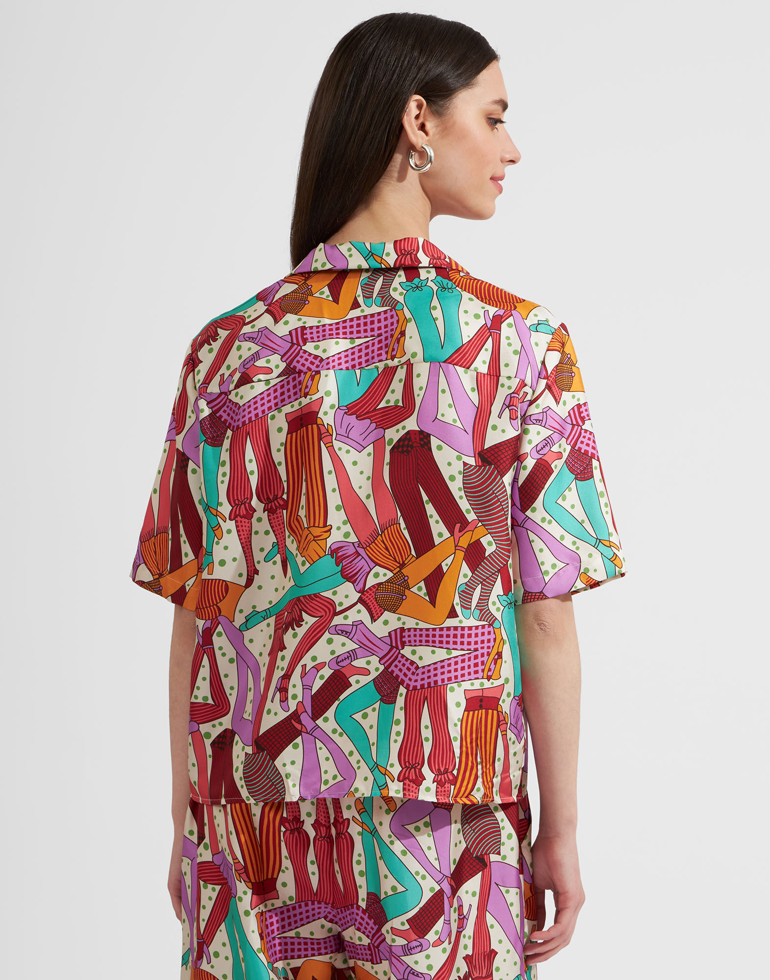 La DoubleJ Boxy Shirt Smartypants SHI0064SIL001SMA01BU08