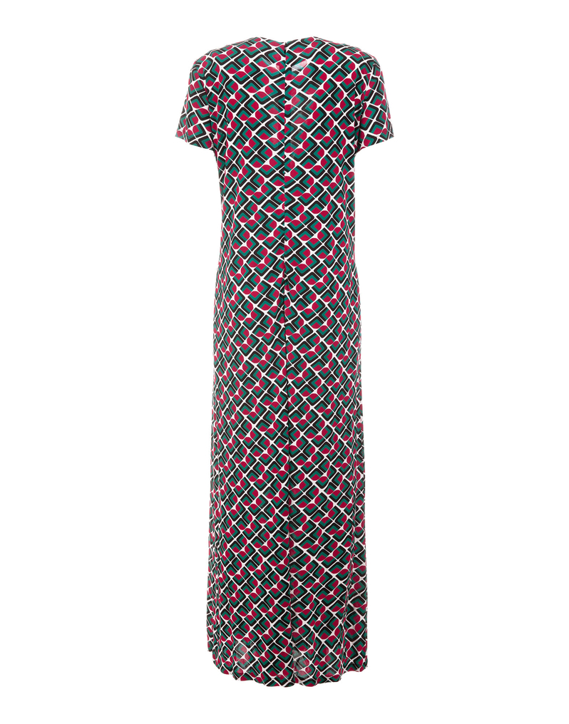 LaDoubleJ Swing Dress LaDoubleJ Swing Dress Domino Verde DRE0001JER003DOM0005