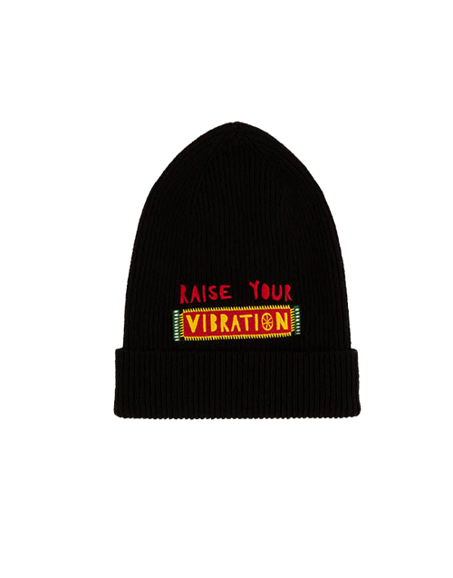 LaDoubleJ Beanie Solid Black HAT0002KNI029BLA0001