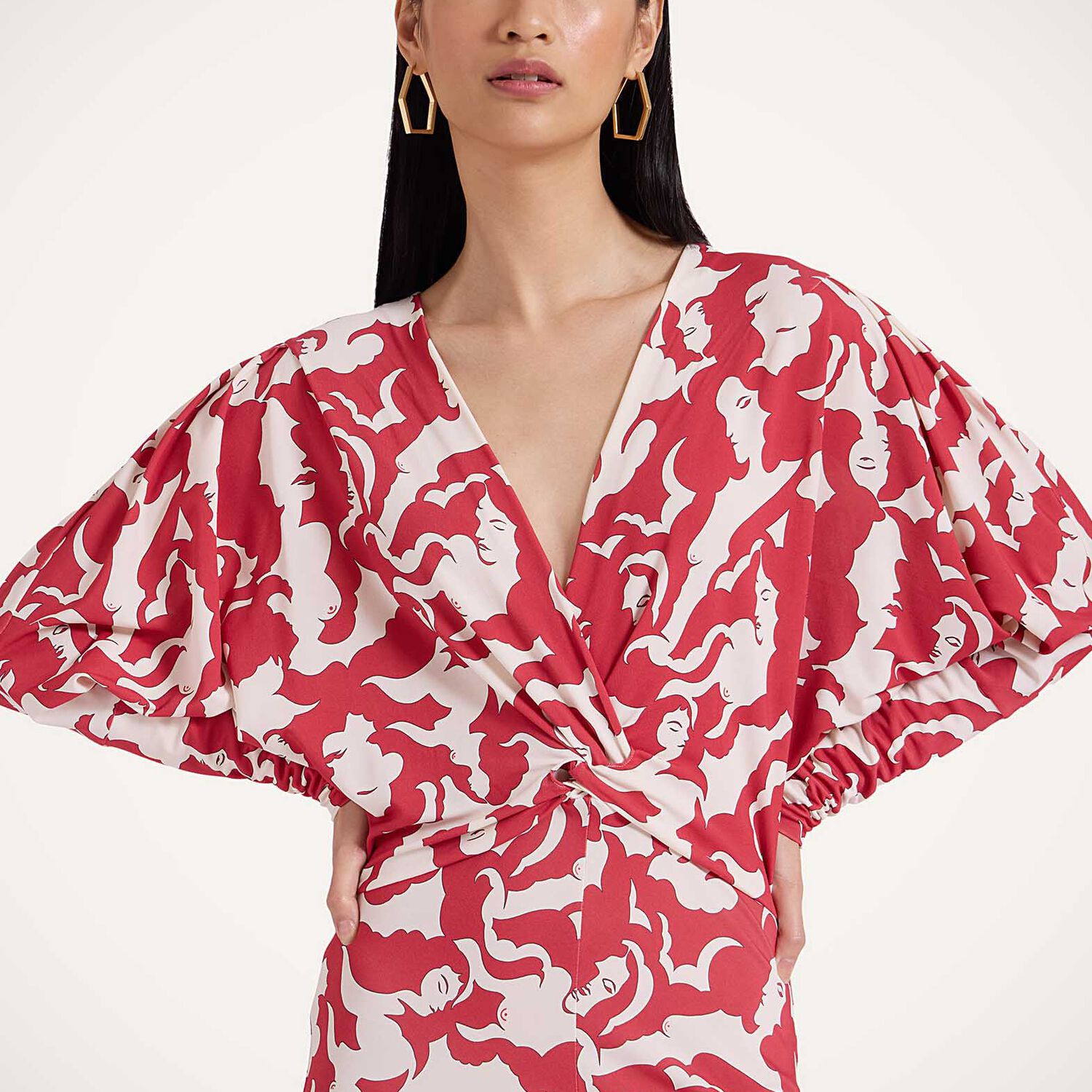 La Doublej X Xx Dress Mamma In Mamma Red