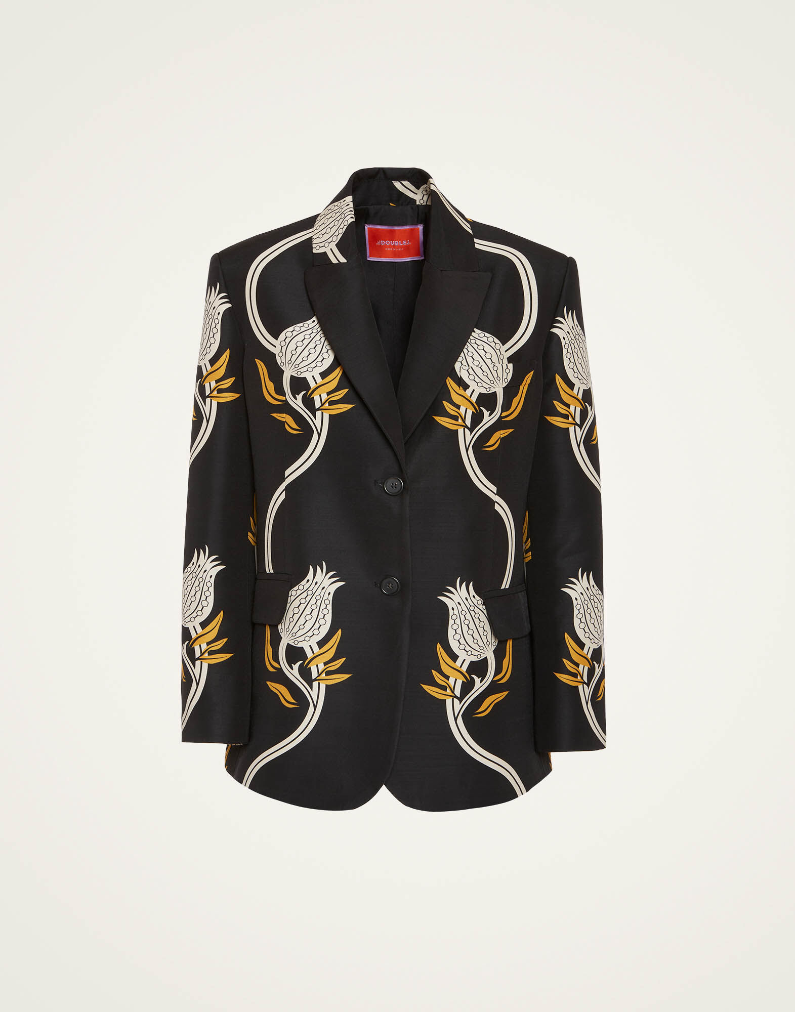 La DoubleJ Jones Jacket Melograno Black & White JAC0106CAD001MEL01BL03