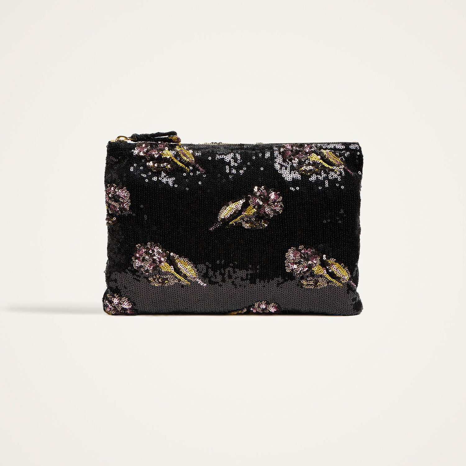  La Doublej Bags & Pochettes Women - Ruffle Pochette Mayfair Black One Size 99% Polyester 1% Elastane 