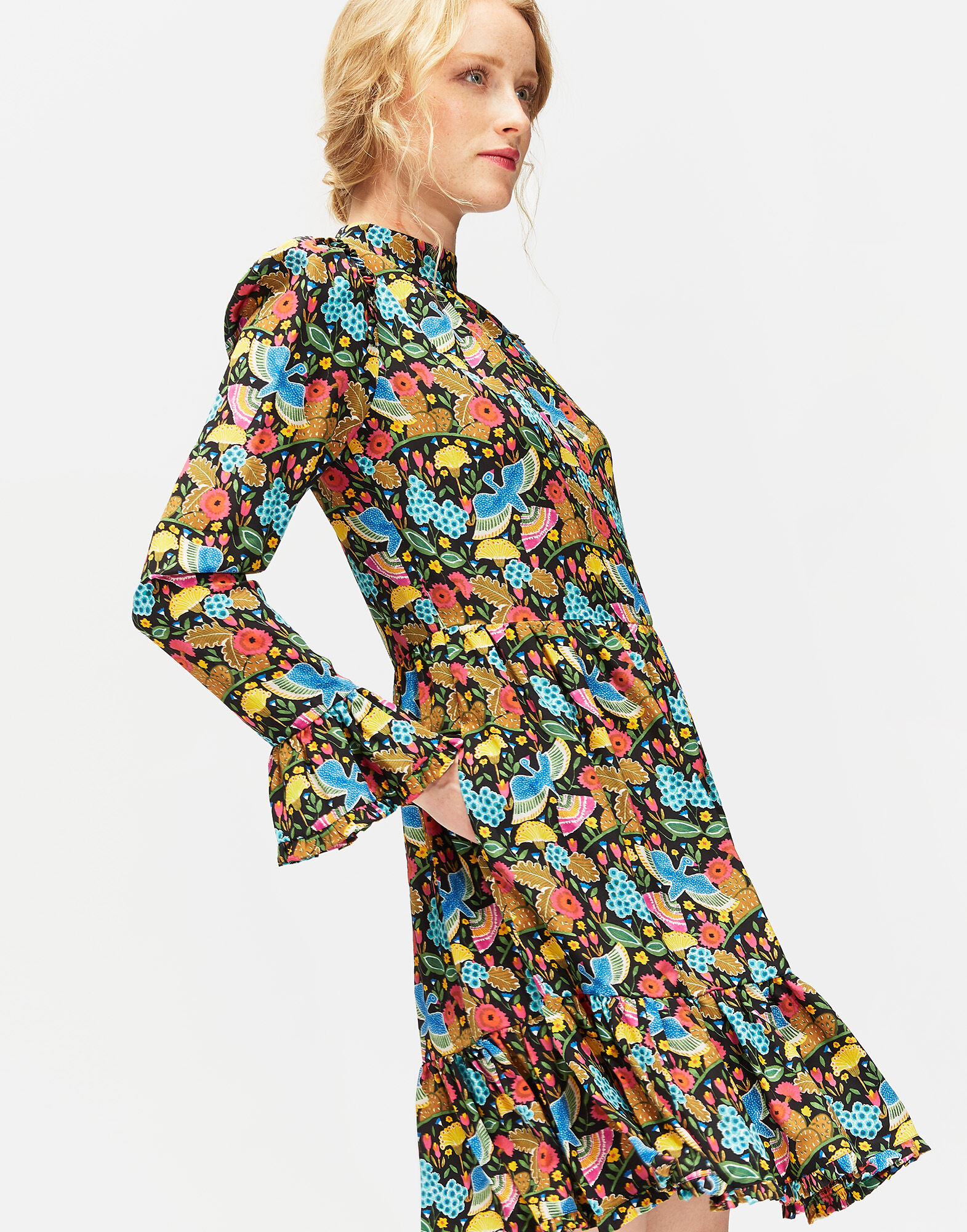 LaDoubleJ Short Visconti Dress Colombo Piccolo DRE0043CRE001COL0002