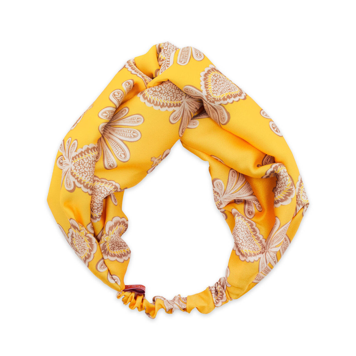 La Doublej Pinup Headband In Pineapple Sunflower
