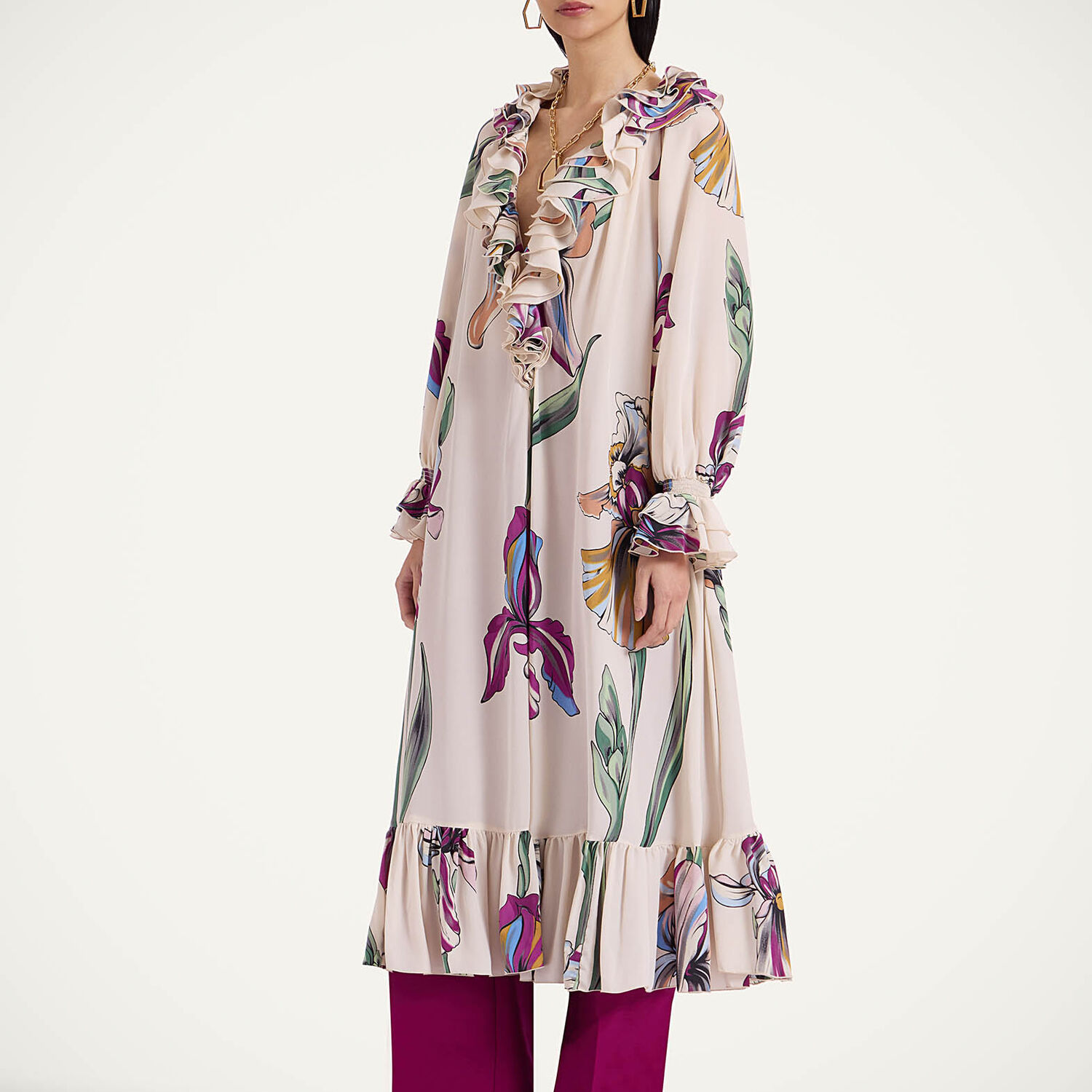 La Doublej Hey Jude! Dress In Iris Ivory