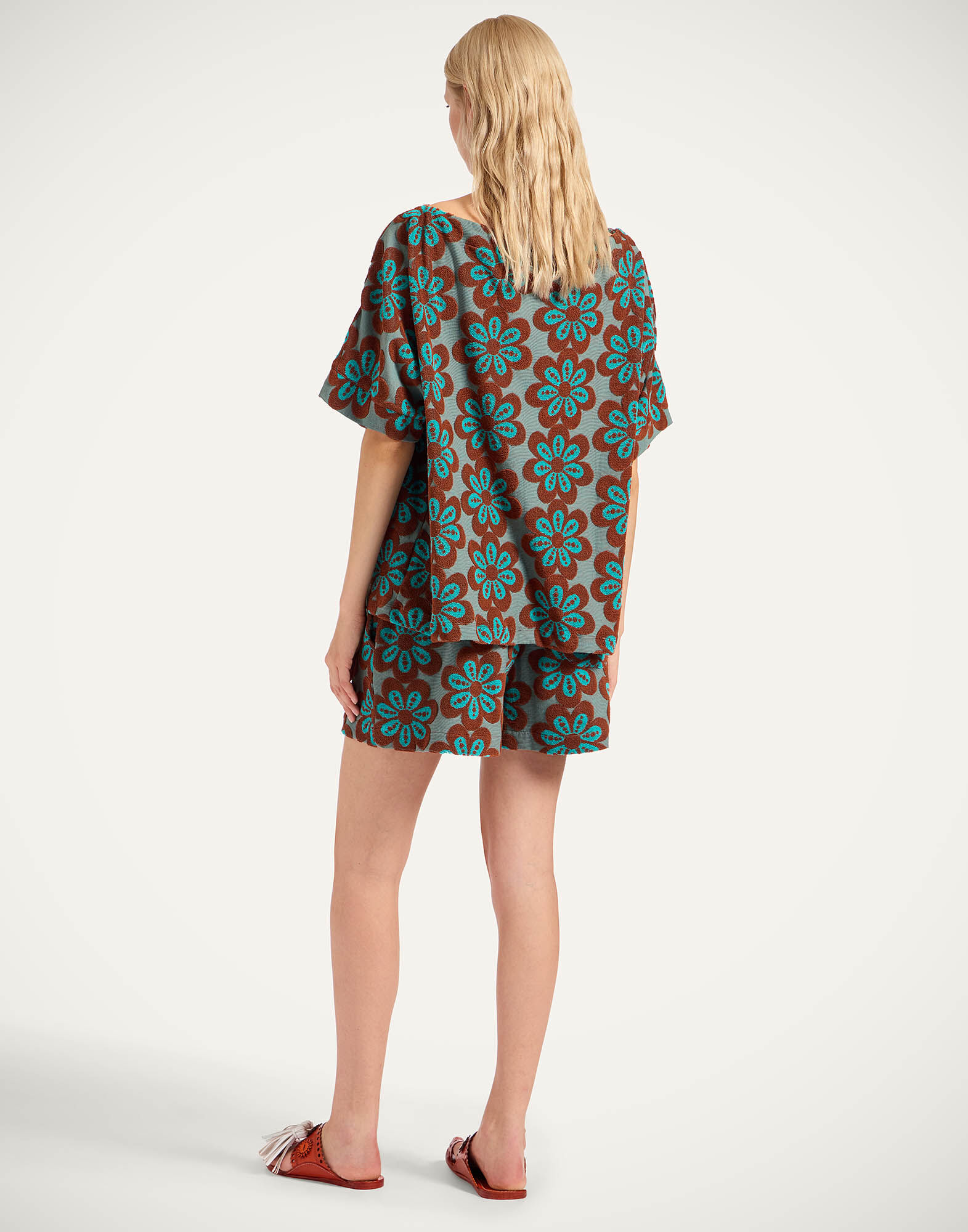 La DoubleJ Pull-Up Shorts Caper Rust TRO0117JER061CEP02OR04