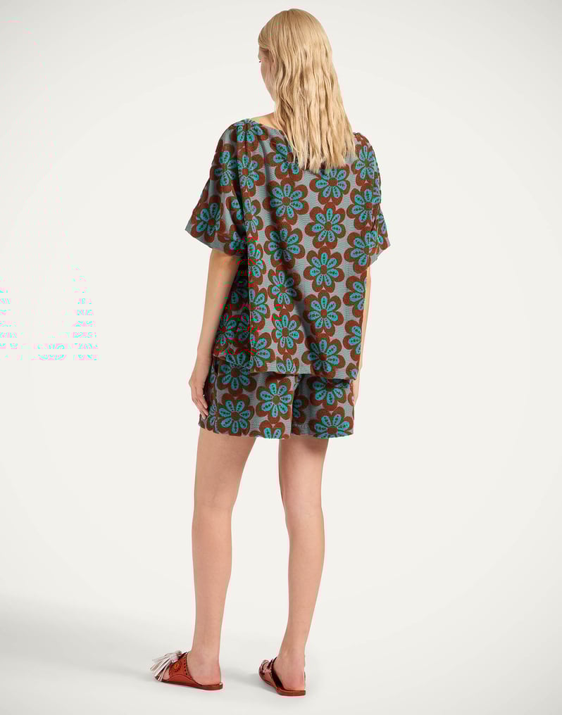 La DoubleJ Pull-Up Shorts La DoubleJ Pull-Up Shorts Caper Rust TRO0117JER061CEP02OR04