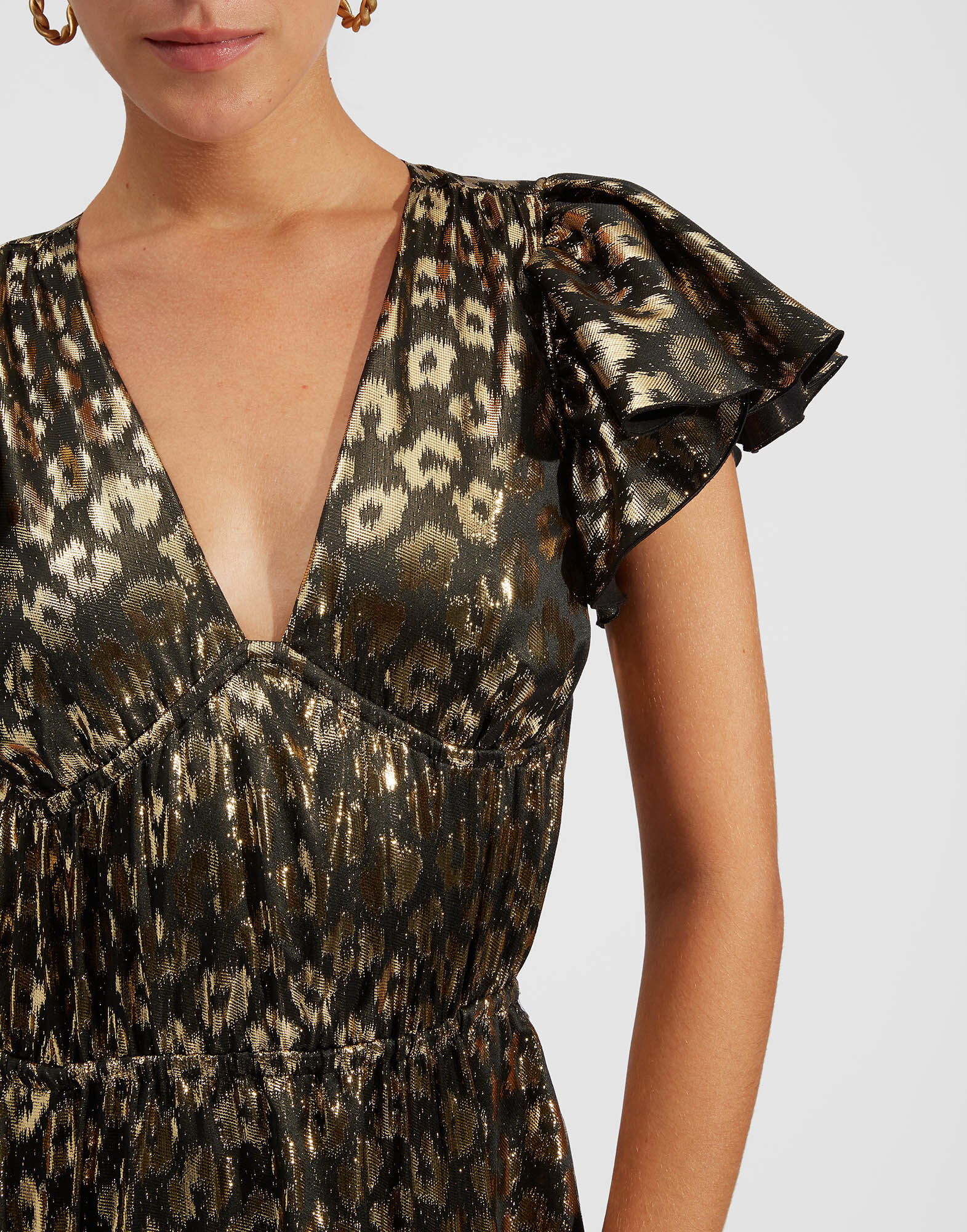 La DoubleJ Keira Dress Leopard Chine' DRE0440JAC041LEC0001