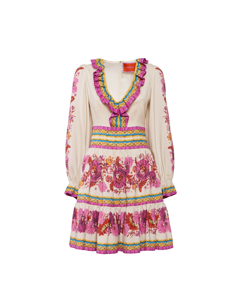 La DoubleJ Reina Mini Dress La DoubleJ Reina Mini Dress Zodiac Placée Multicolor DRE0699VIS017ZOD01MU01