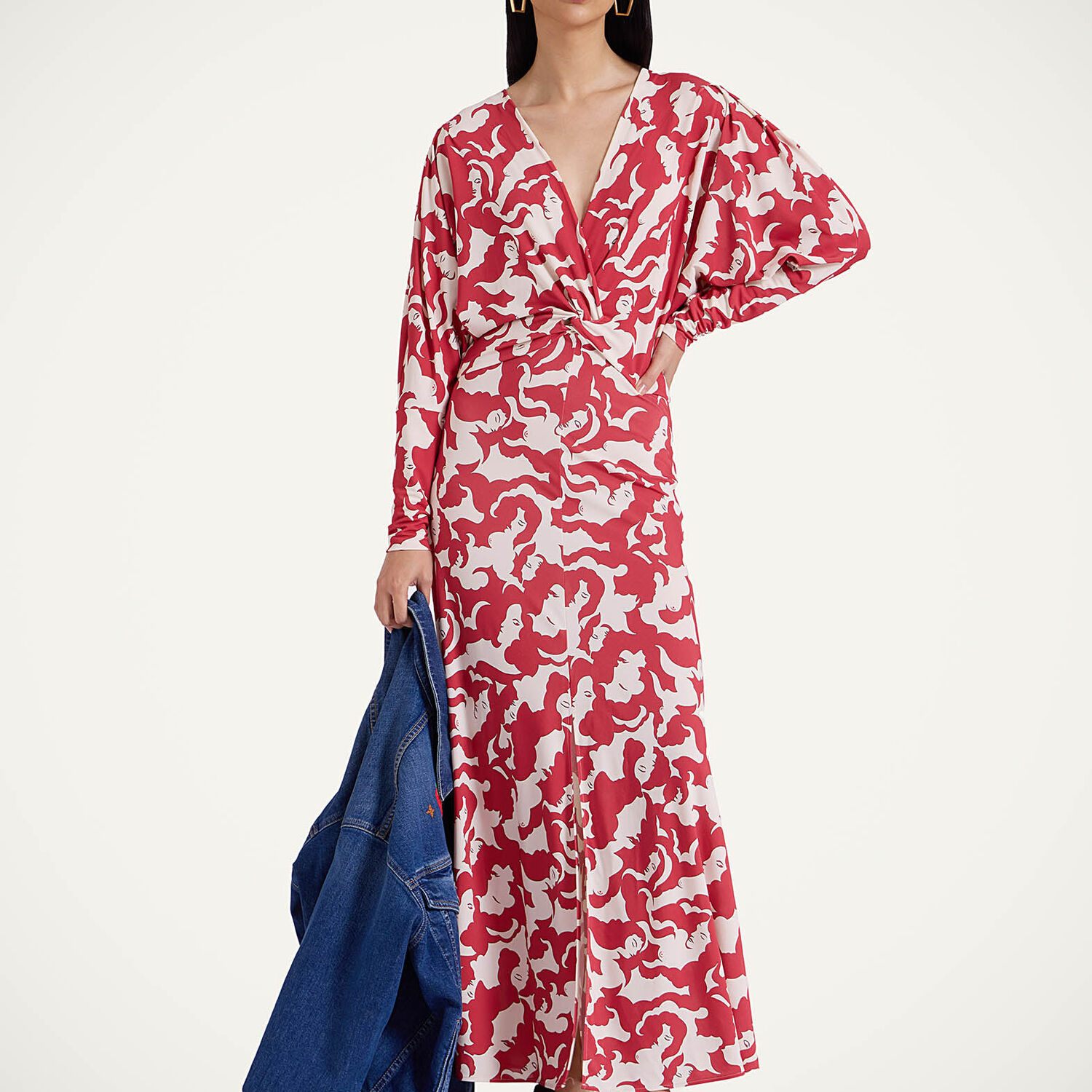 La Doublej X Xx Dress Mamma In Mamma Red