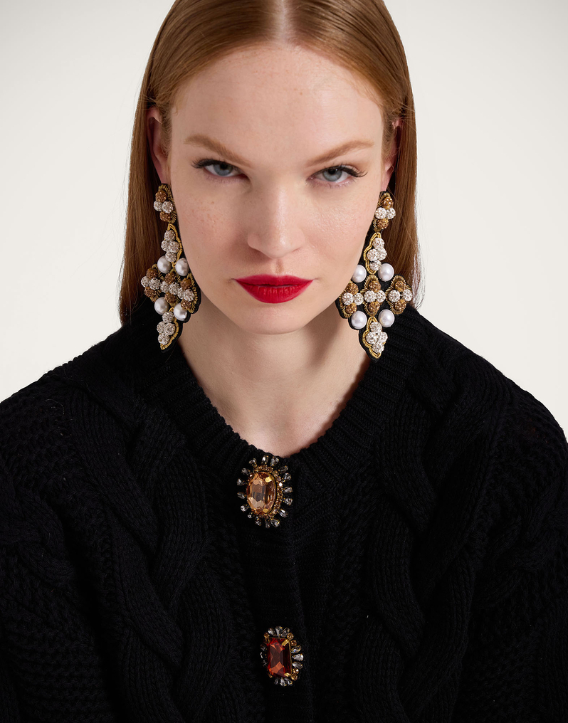 La DoubleJ Portrait Cardigan La DoubleJ Portrait Cardigan Solid Black PUL0211KNI120VA271BL01