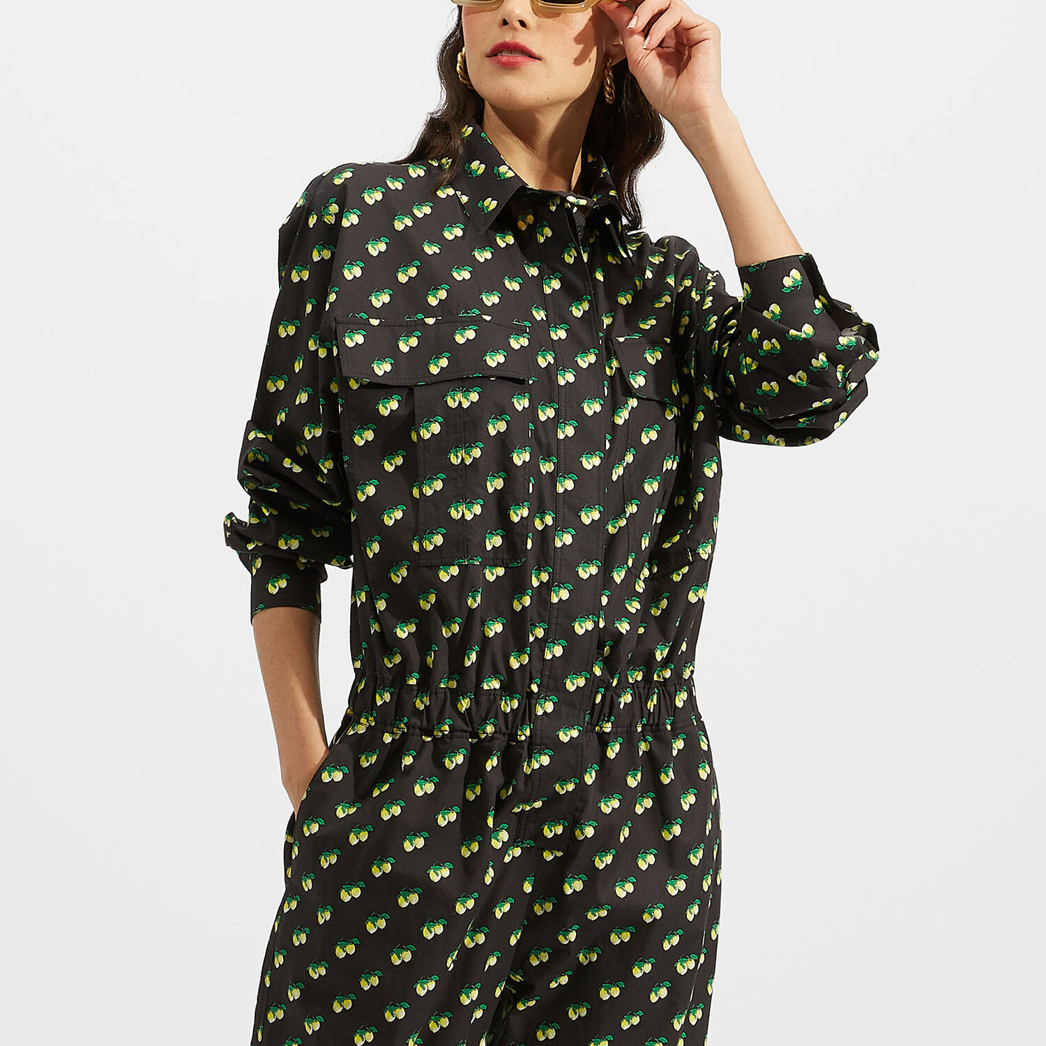 La Doublej Jumpsuit Mit Print In Limoncello