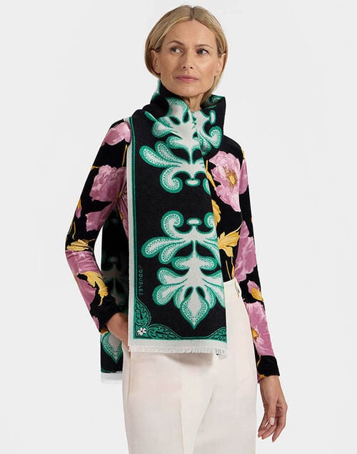 La DoubleJ Herald Scarf 30 La DoubleJ Herald Scarf 30 Herald Black SCA0057WOL025VA323BL01