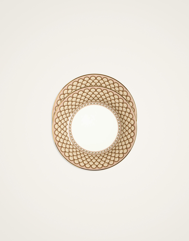 La DoubleJ Dessert Plates Set Of 2 La DoubleJ Dessert Plates Set Of 2 Napoli Dusty Pink DES0002CER001NAP04PI10