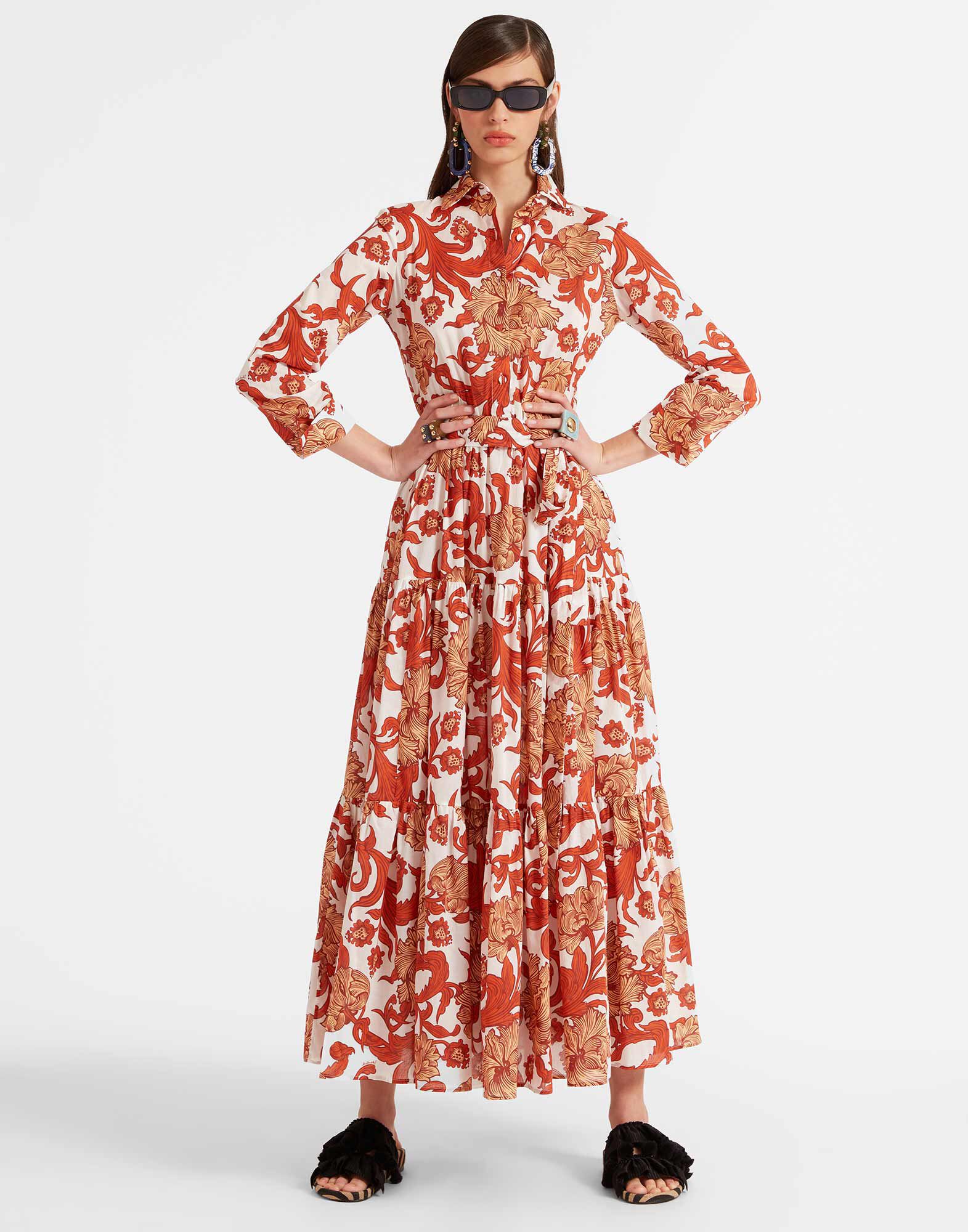 La DoubleJ Bellini Dress Reef White DRE0016COT003REE01WH01