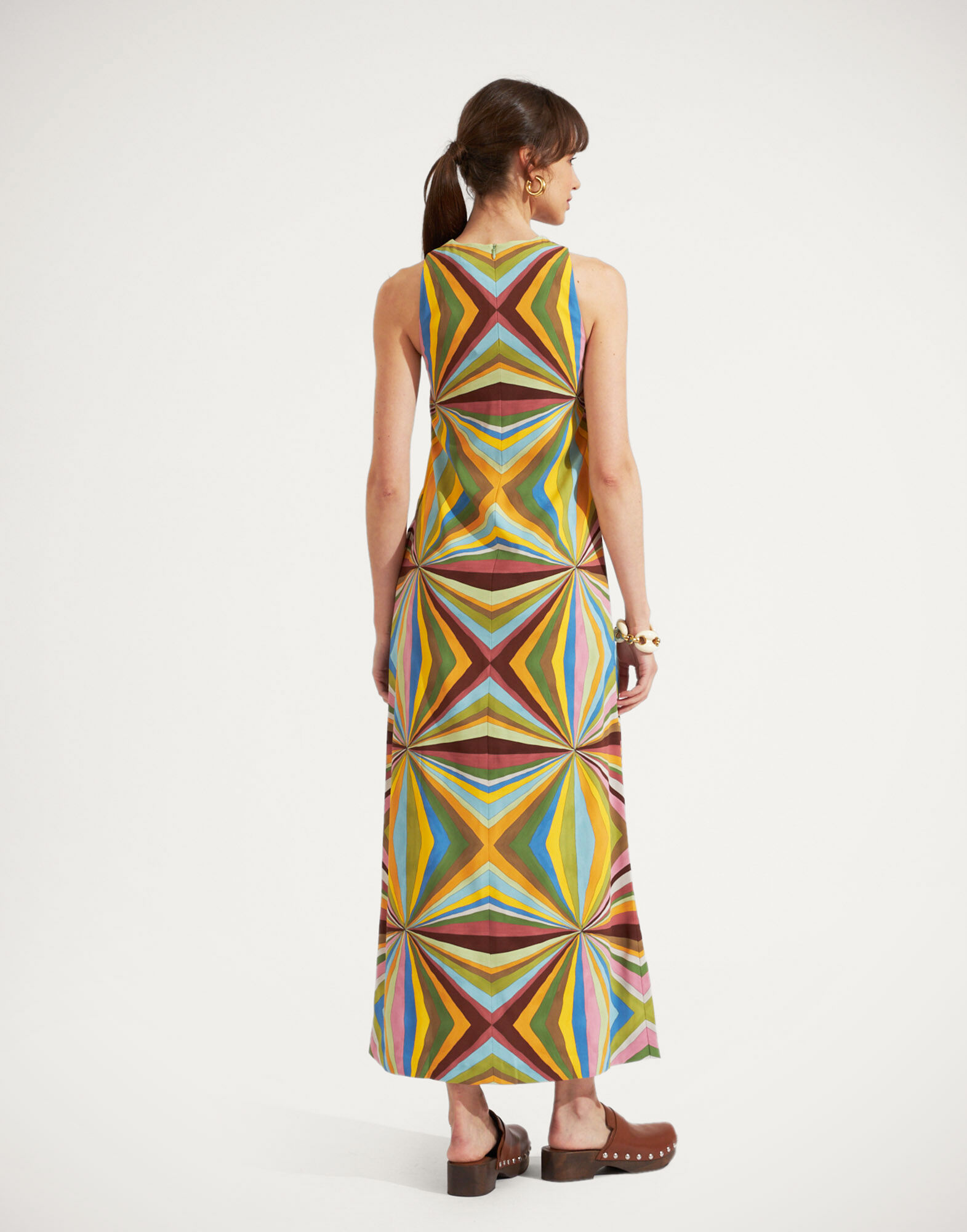 Racer Dress in Rainbow Placée for Women | La DoubleJ