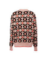 La DoubleJ Crew Boy Sweater La DoubleJ Crew Boy Sweater Rosa Antico Mix PUL0061KNI036VAR0061