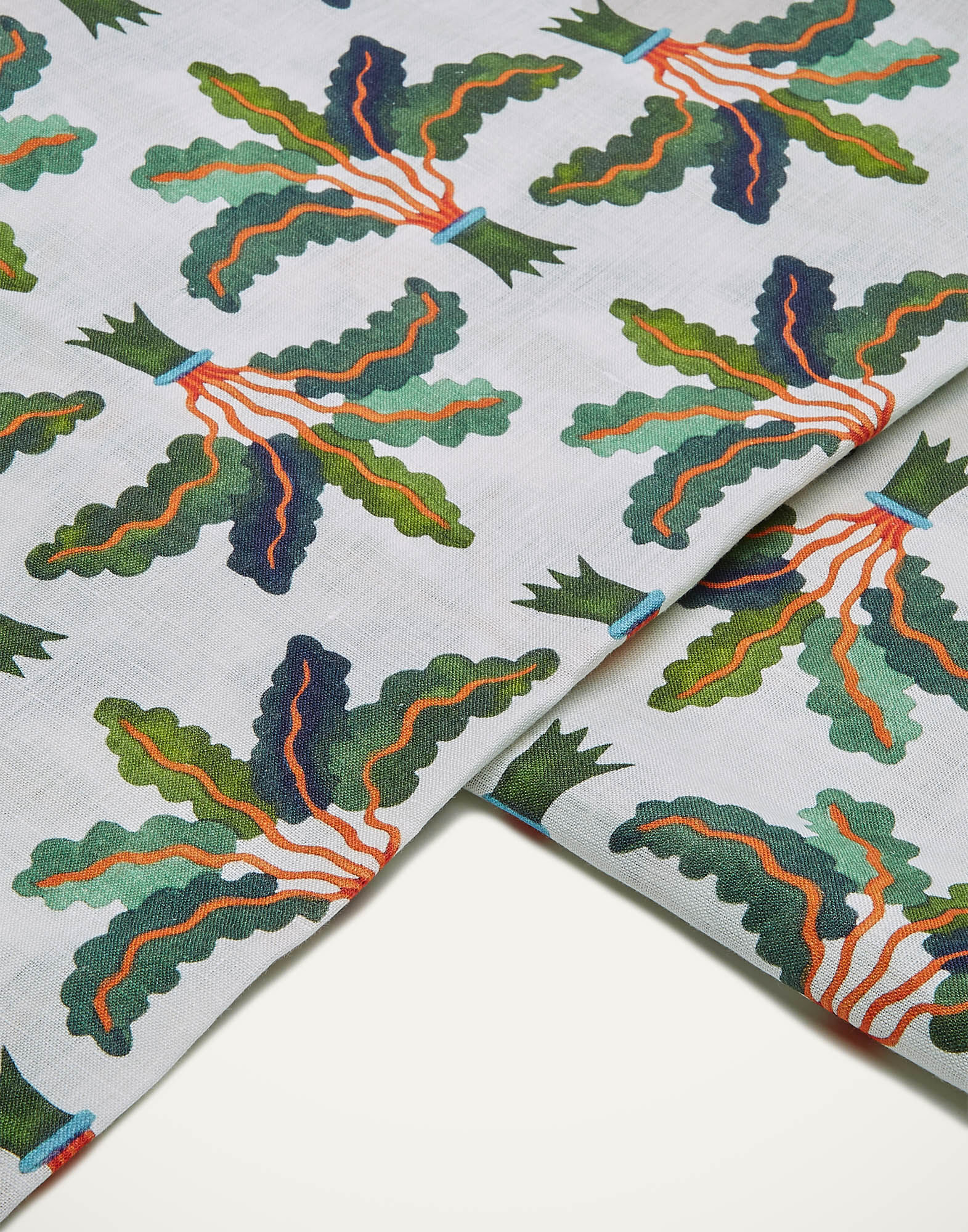 La DoubleJ Large Tablecloth Linen Palms TBC0003LIN001HLE0022