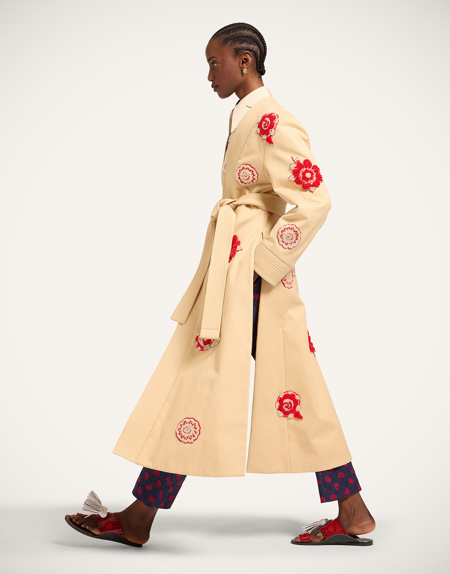 La DoubleJ Kintsugi Coat Solid Light Beige JAC0187COT089SOLIDBR01