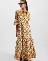 La DoubleJ Artemis Dress La DoubleJ Artemis Dress Diamonds Giallo DRE0176COT001DIA0002