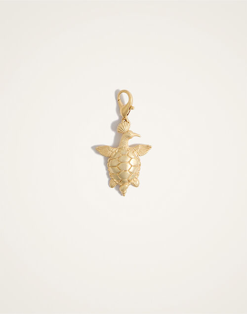 La DoubleJ Turtlair Charm 24k Gold Plate CHM0028BRA003SOLIDYE05