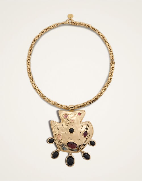 La DoubleJ Super Amulet La DoubleJ Super Amulet 24k Gold Plate NEC0030BRA003SOLIDYE05