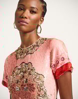 La DoubleJ Super  Swing Dress La DoubleJ Super  Swing Dress Cornucopia Pink DRE1014PAI015CRN04PI11