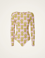 La DoubleJ Surf Suit La DoubleJ Surf Suit Pineapple Sunflower Pink SWI0001LYC001PNP20PI01