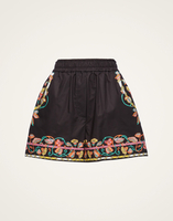 La DoubleJ Pull-Up Shorts La DoubleJ Pull-Up Shorts Borboni Placée Nero TRO0060COT015BRN02BL01