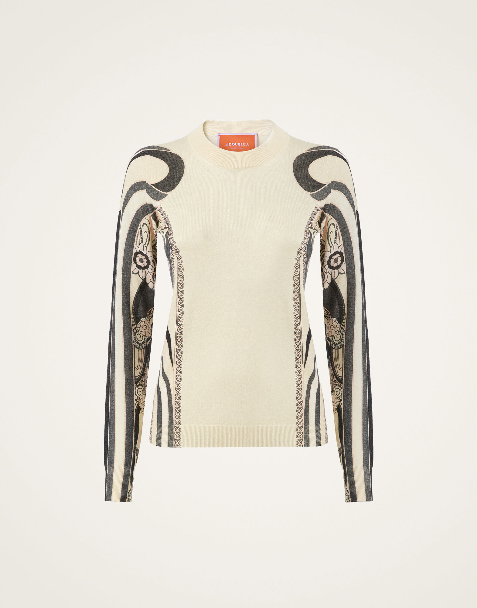 La DoubleJ Silky Crew Neck Ambrosia Plac&eacute;e Pale Pink PUL0305KNI172VA485PI02