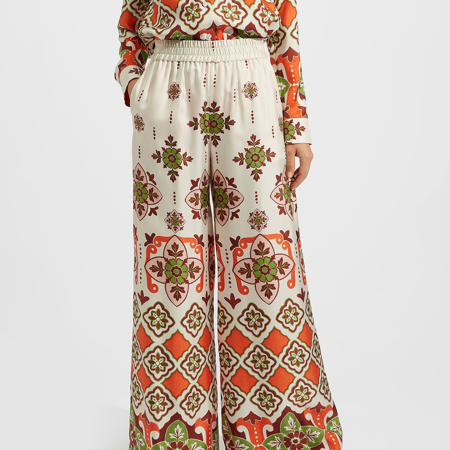 La Doublej Placee Palazzo Pants In Partenope