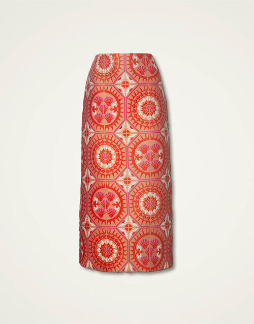 La DoubleJ Pencil Skirt Sun Orange SKI0011JCQ074SUN01OR02