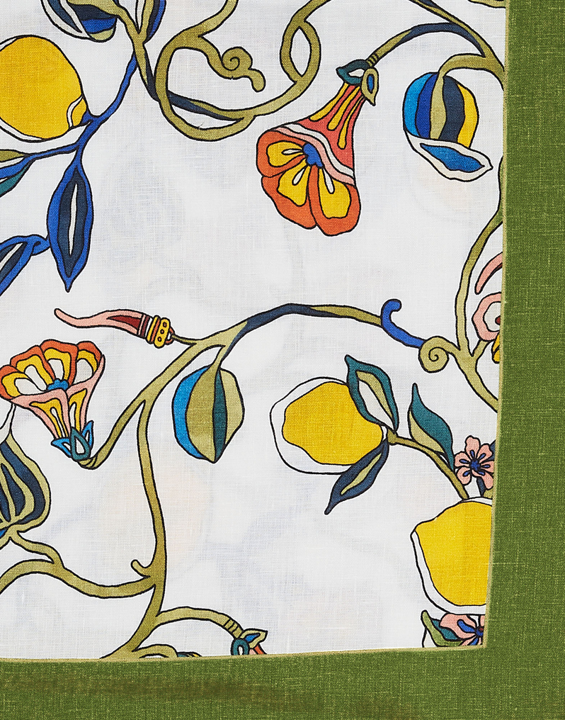 La DoubleJ Medium Tablecloth La DoubleJ Medium Tablecloth Borboni White TBC0002LIN001BRN0005