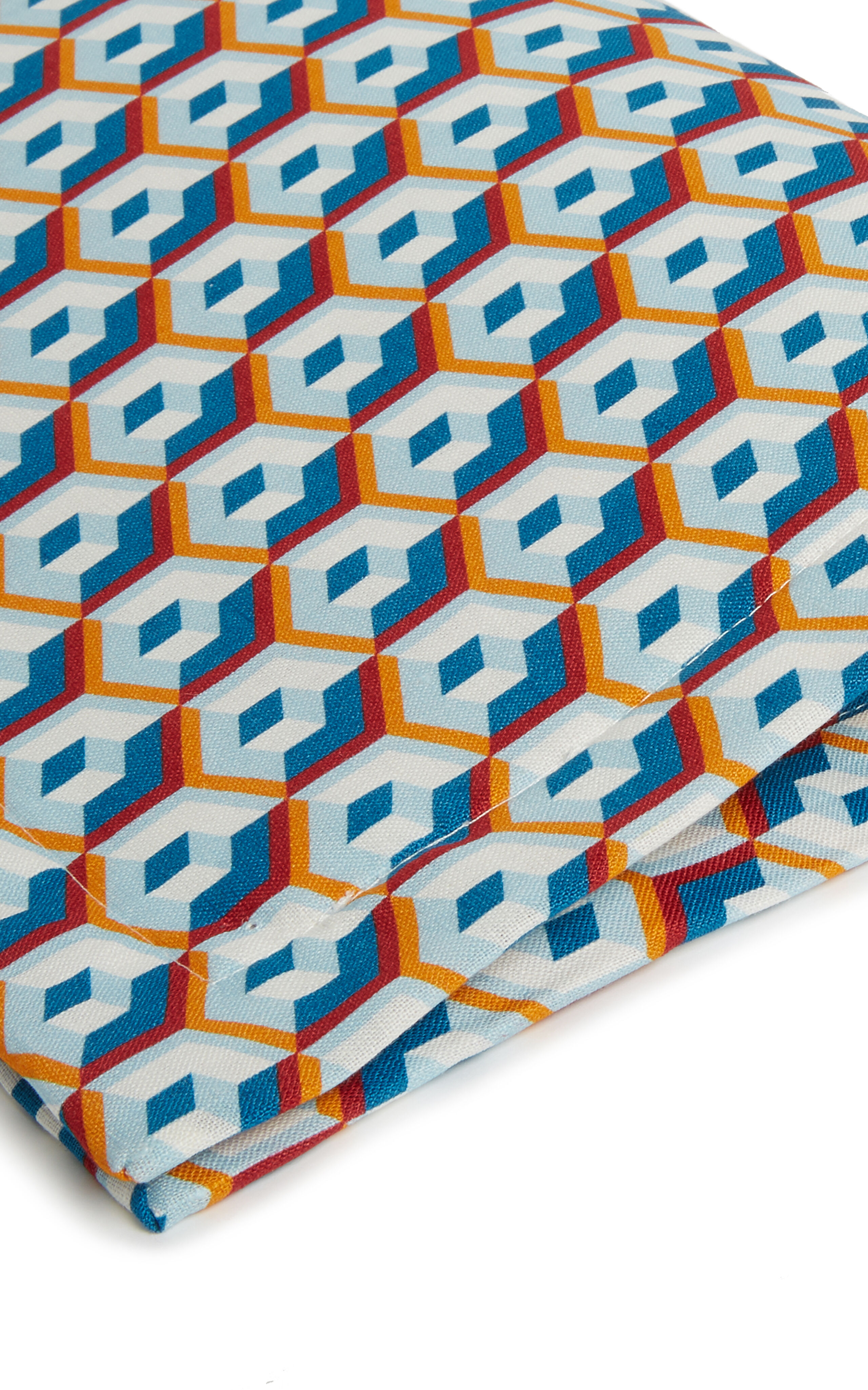 La DoubleJ Placemat Set Of 2 Cubi Blu TBM0001LIN001CUB0013