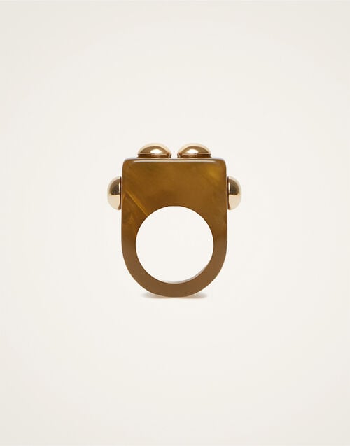 La DoubleJ Nefertiti Ring La DoubleJ Nefertiti Ring Solid Camouflage RIN0004POL005SOLIDGR08