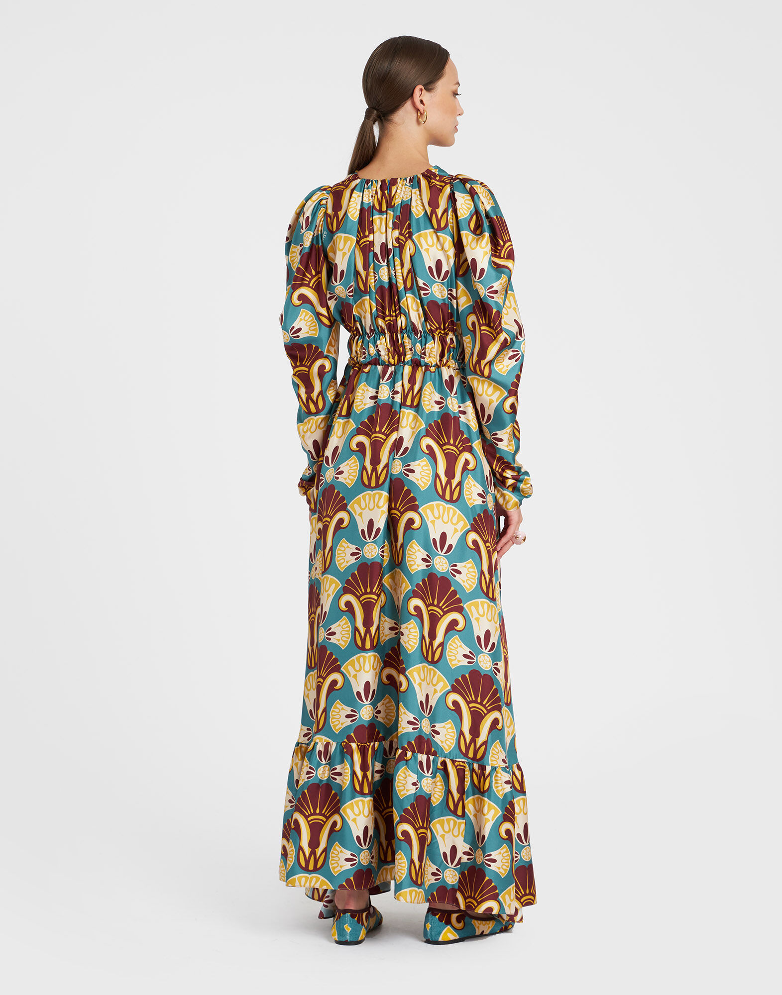 La DoubleJ Biennale Long Dress Dendera Light Blue DRE0593SIL001DEN01BU01