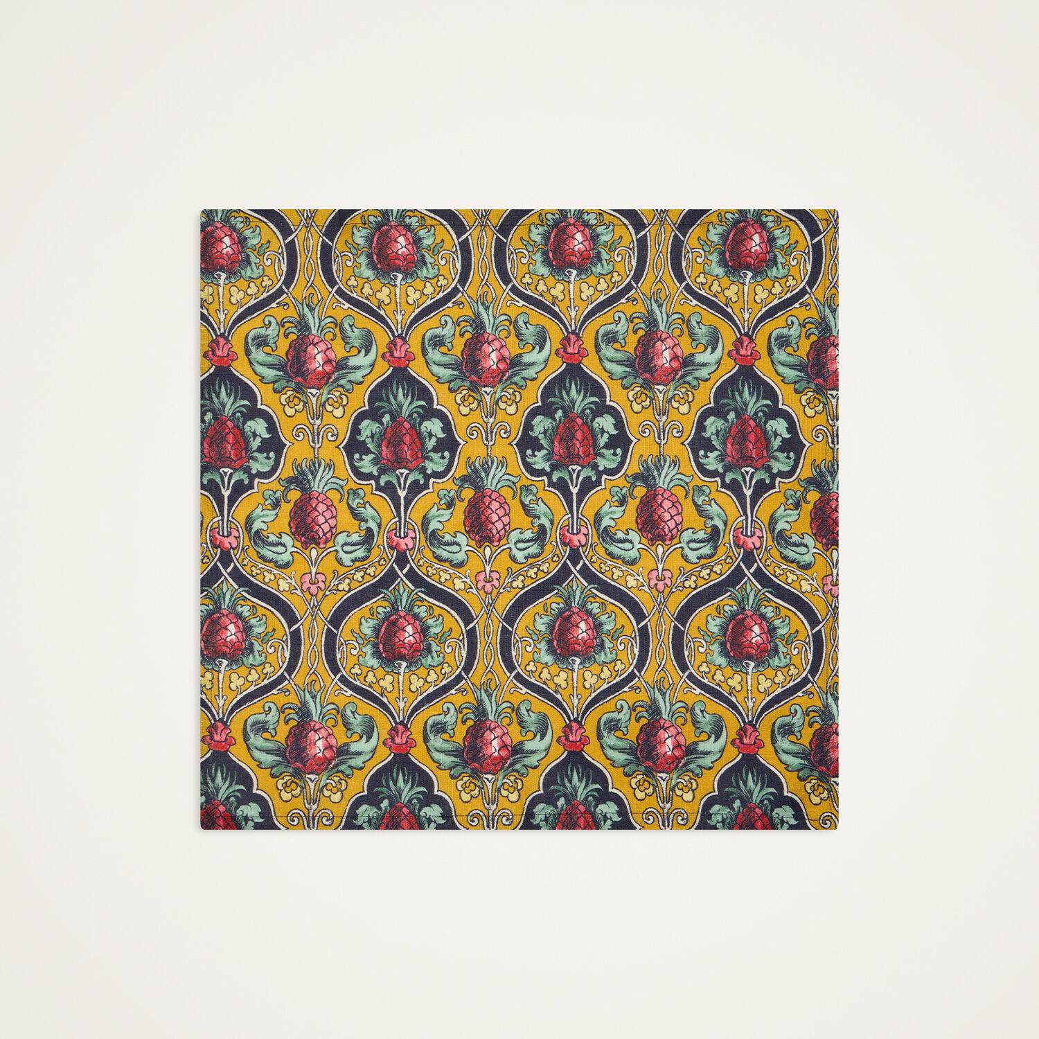 La Doublej Large Napkins Set Of 2 In Ananas Yellow