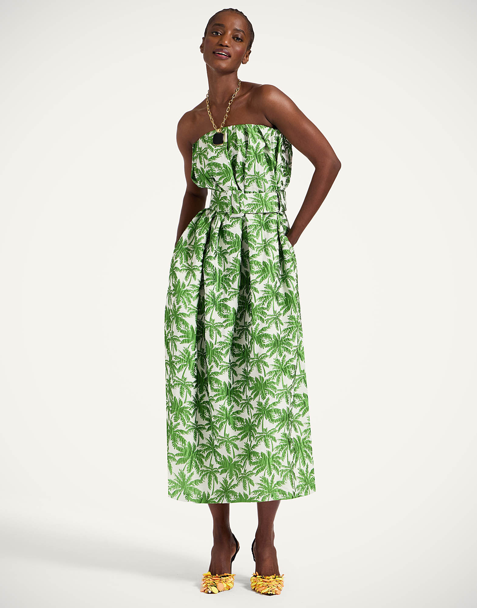 今週の新着アイテム Filter Dress in Tropicana White for Women | La DoubleJ フラダンス