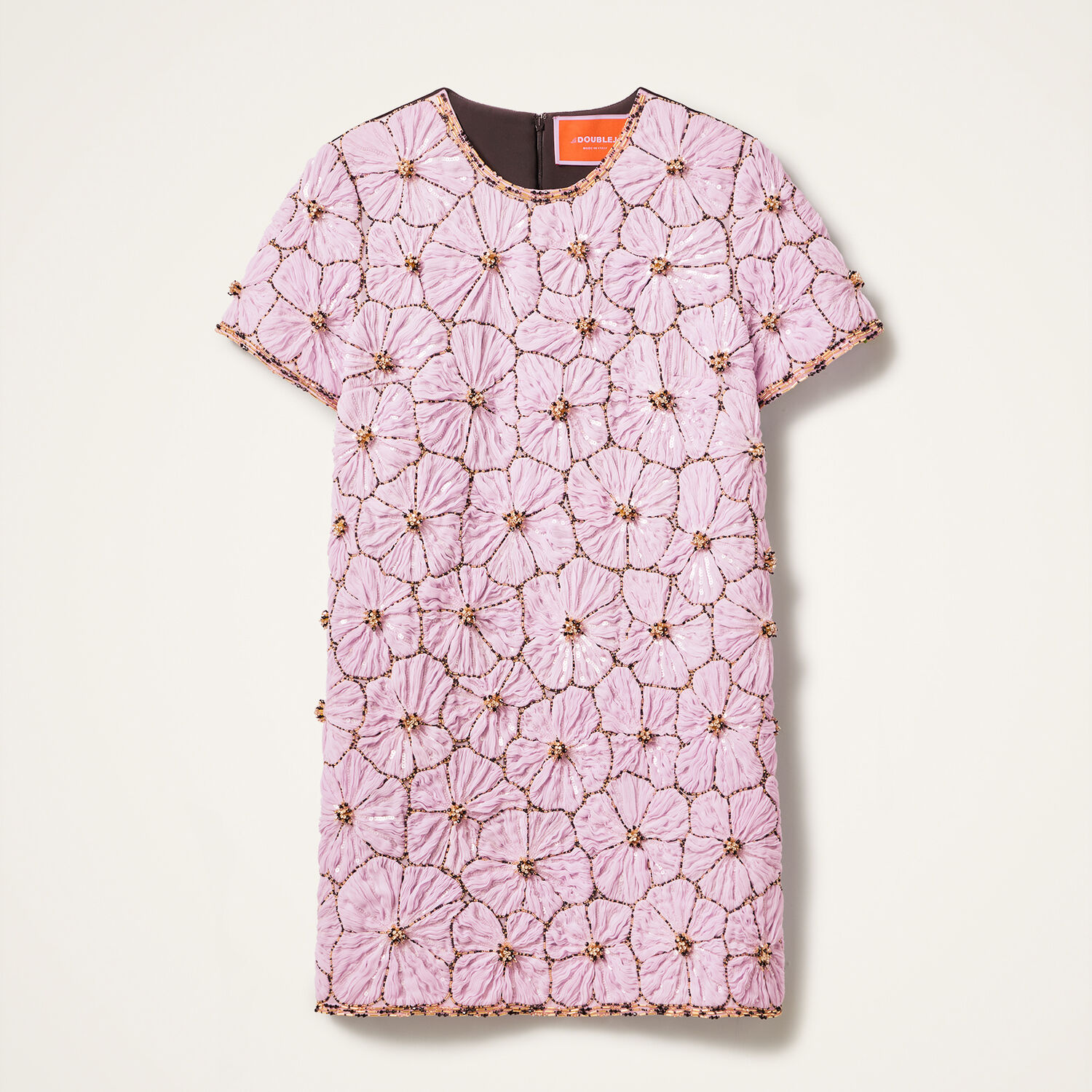 La Doublej Mini Swing Dress In Pink