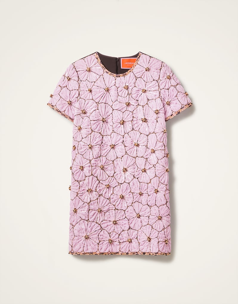 La DoubleJ Mini Swing Dress La DoubleJ Mini Swing Dress Solid Lilac DRE0973EMB110CAM01PU02