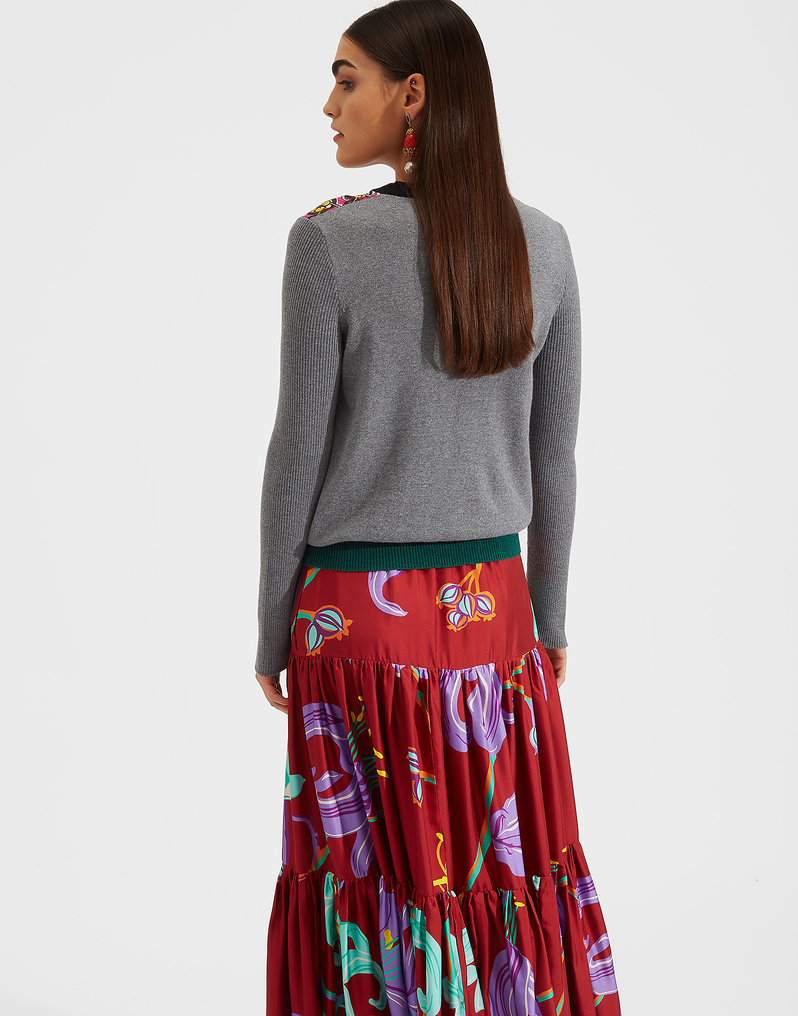 LaDoubleJ Gemini Sweater LaDoubleJ Gemini Sweater Pic Nic Viola PUL0006KNI005VIO0002