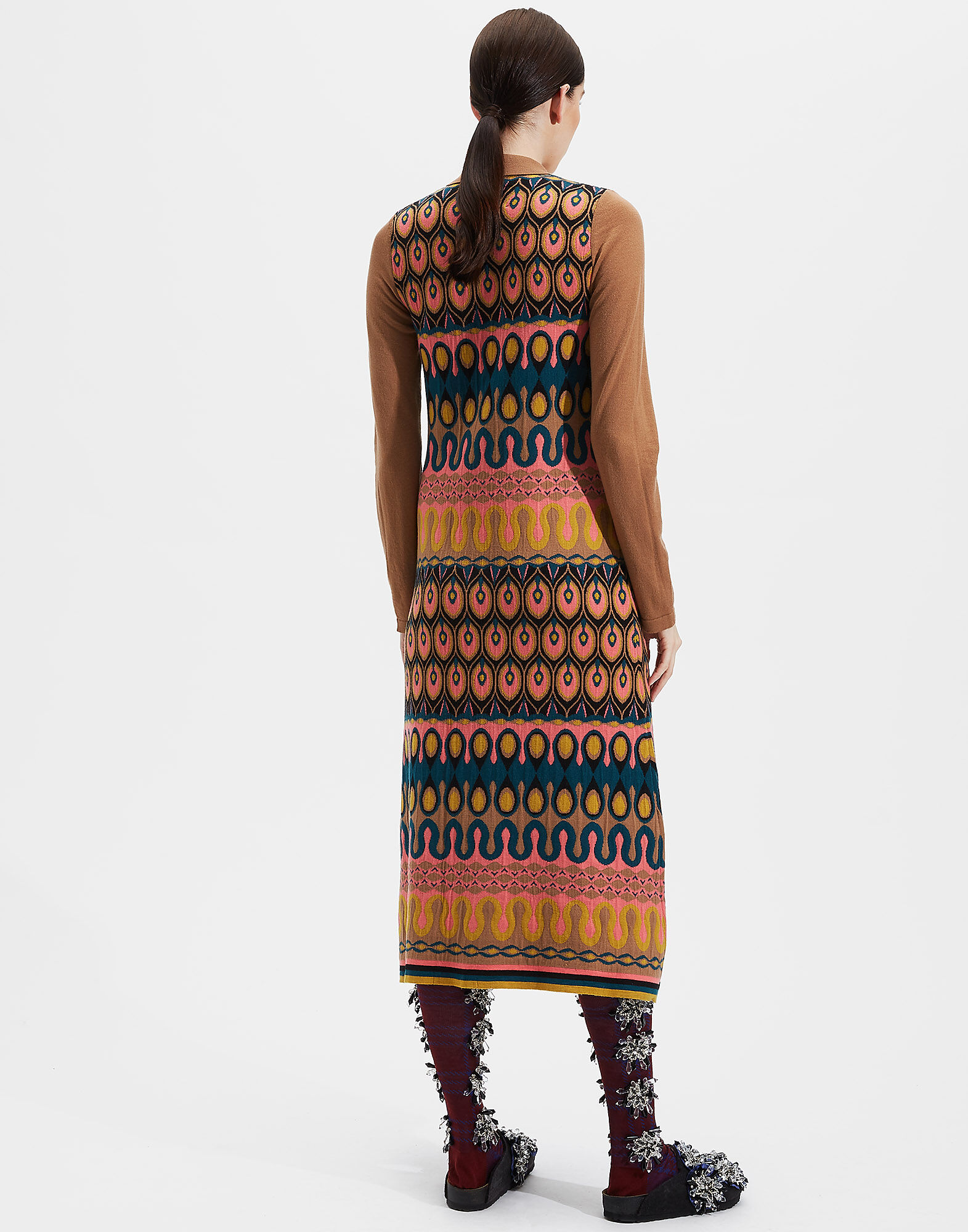 LaDoubleJ Maestra Dress Rio Tabacco DRE0192KNI025RIO0004