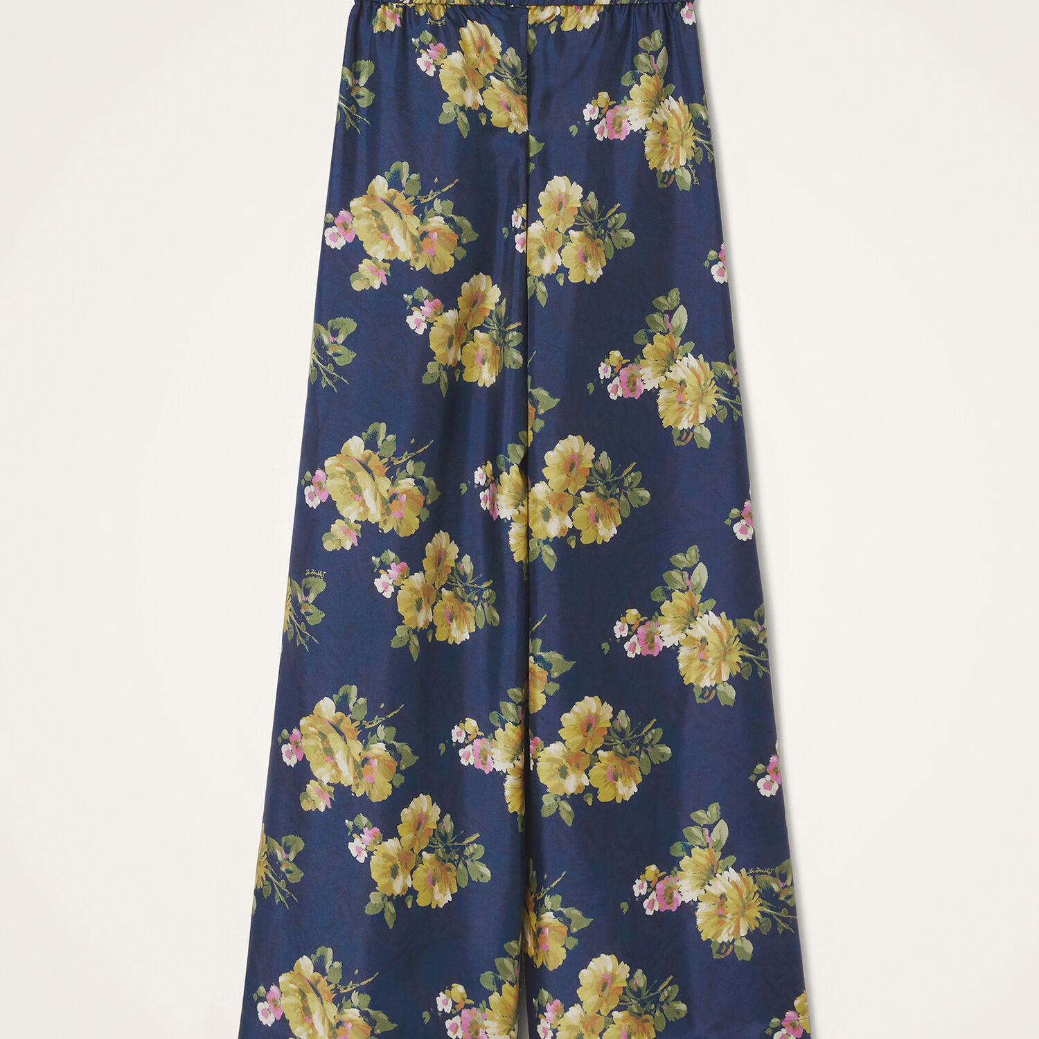 La Doublej Palazzo Pants Riptide Midnight Blue In Blue