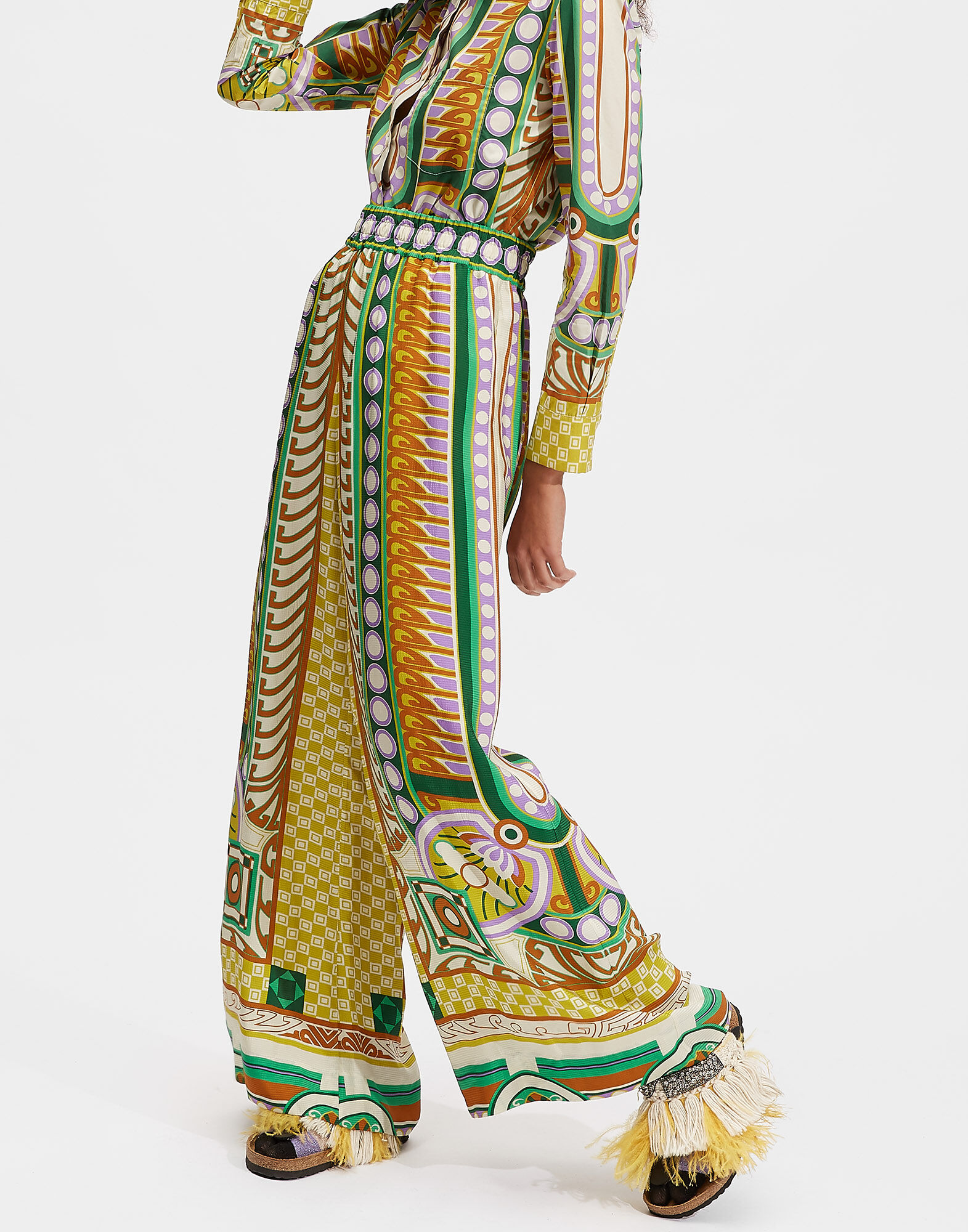 LaDoubleJ Palazzo Pants Ittica TRO0026VIS004ITT0001