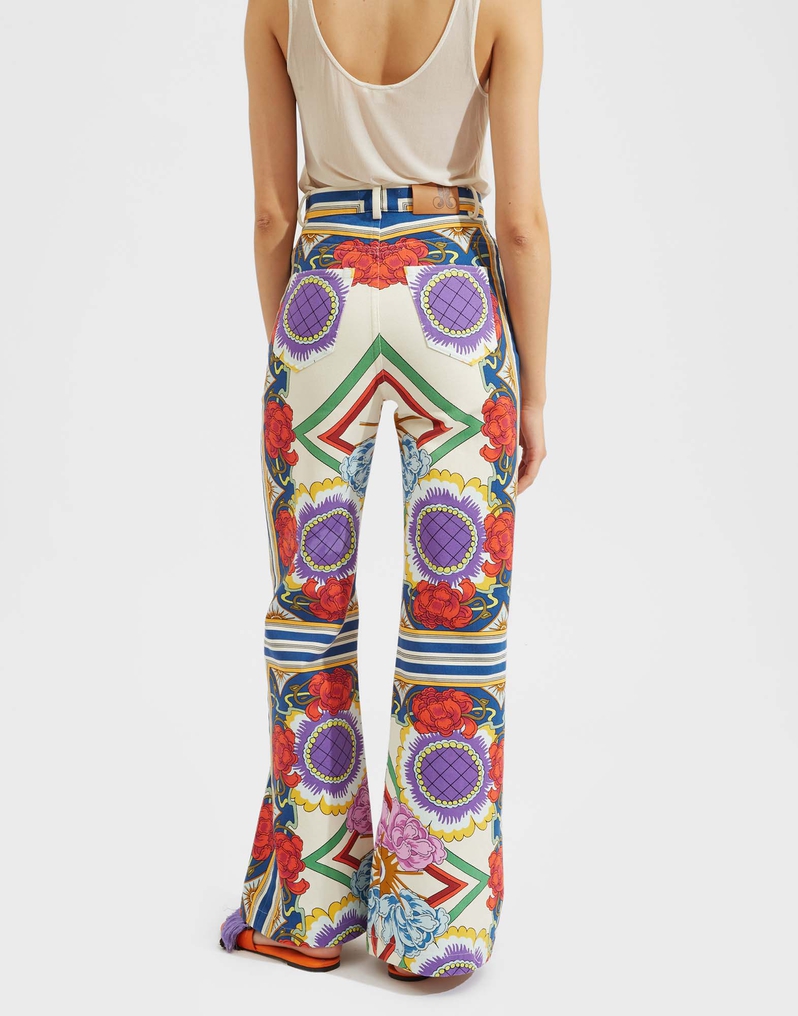 La DoubleJ Flare Jeans La DoubleJ Flare Jeans Taormina Placée Rust TRO0099COT046LRT01WH04