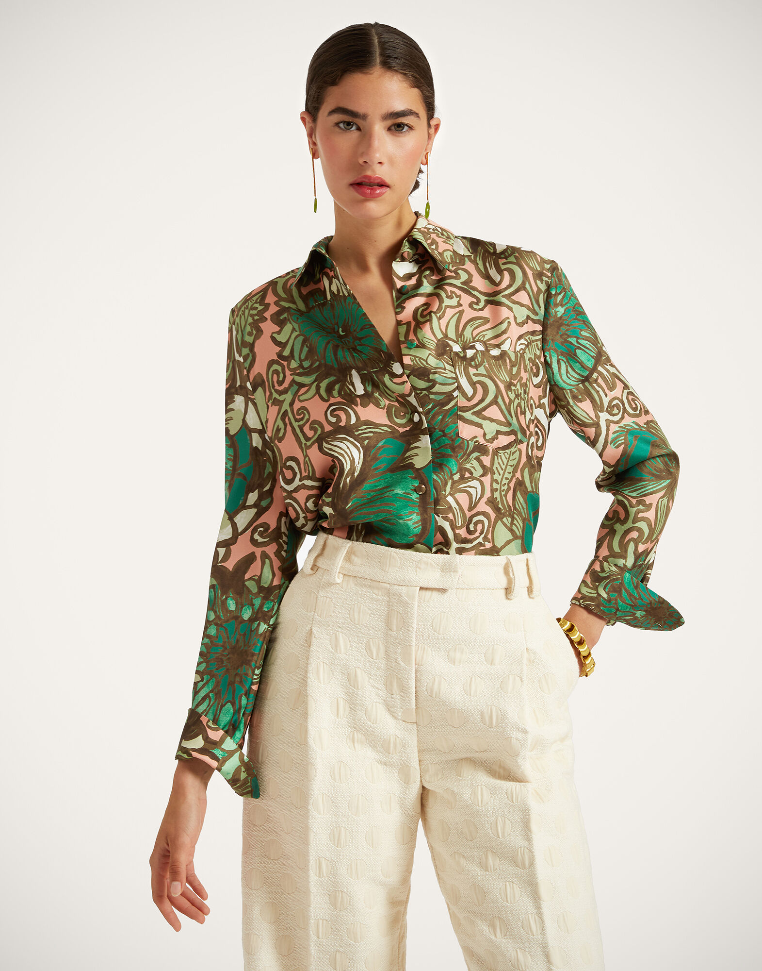 La DoubleJ Boy Shirt Anemone Pink SHI0001SIL001ANE02GR05